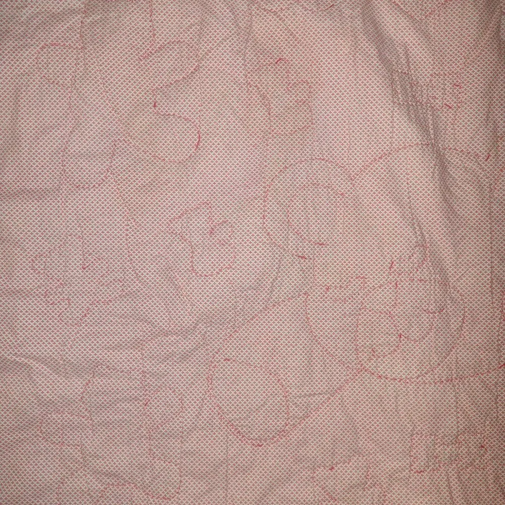 Lovely sleeping bear baby quilt